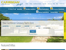 Tablet Screenshot of caribbeandays.com
